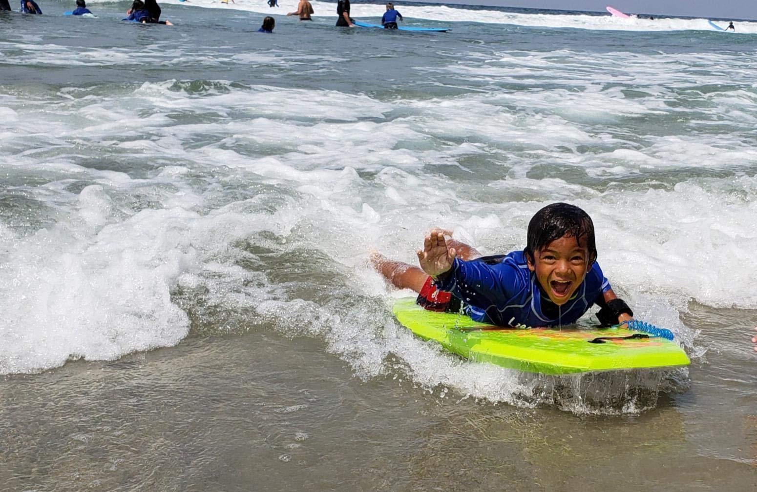 'Wave Weapon' Body Board for All Wave Conditions - Lightweight with EPS Core HDPE Slick Bottom Body Boards for Beach with Wrist Leash and Plug for Kids and Adults customer photo 1