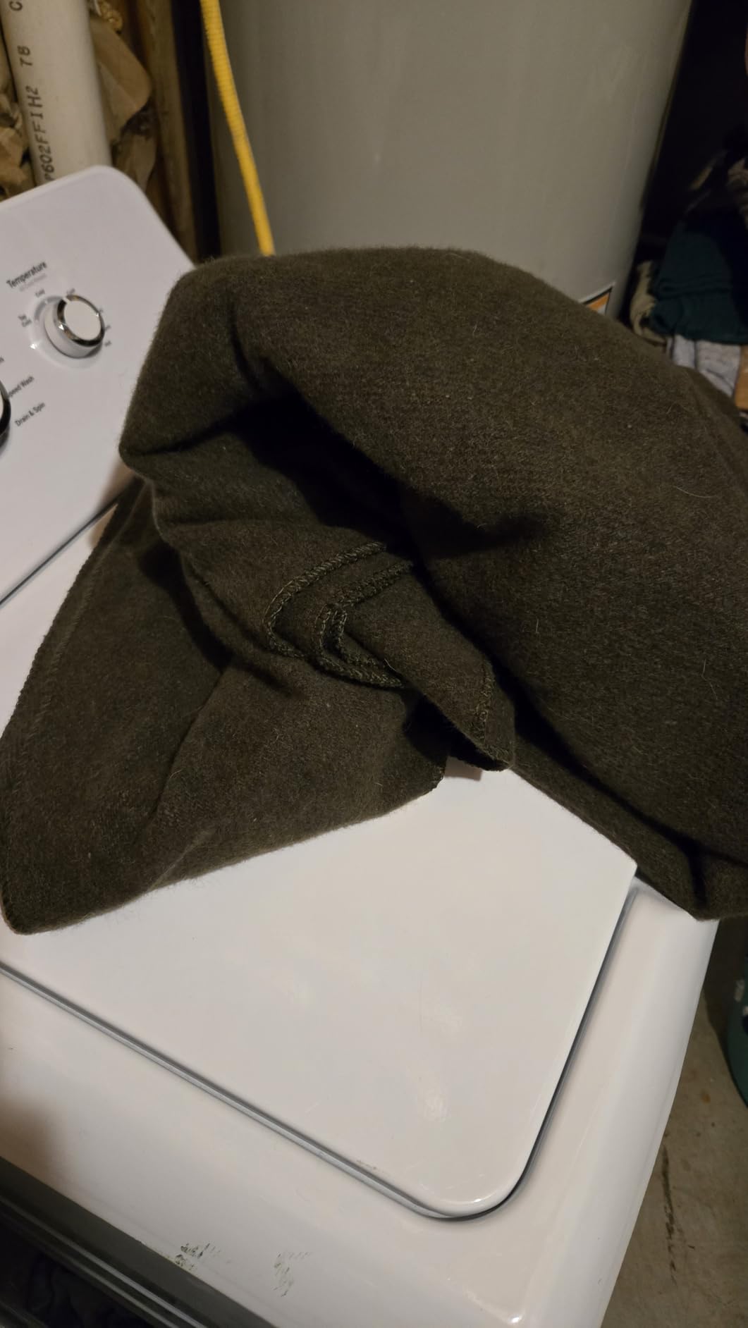 EverOne Olive Drab 80% Wool Fire Retardant Blanket - 66