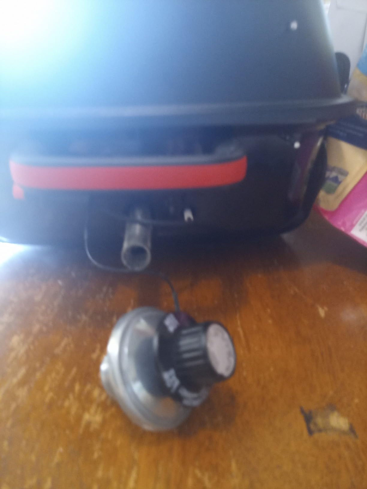 Megamaster Tabletop 1 Burner Gas Grill, Foldable Legs with Warming Rack customer photo 2