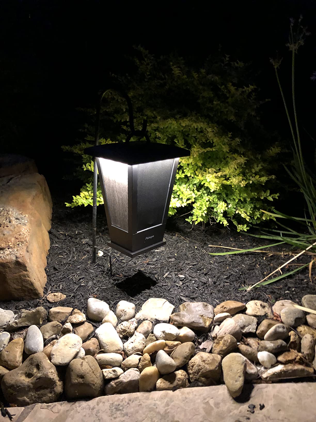 pohopa Bluetooth Speakers Waterproof, 2 Packs True Wireless Stereo Sound 20W Dual Pairing Lantern Indoor Outdoor Speakers with 20 Piece LED Lights customer photo 2