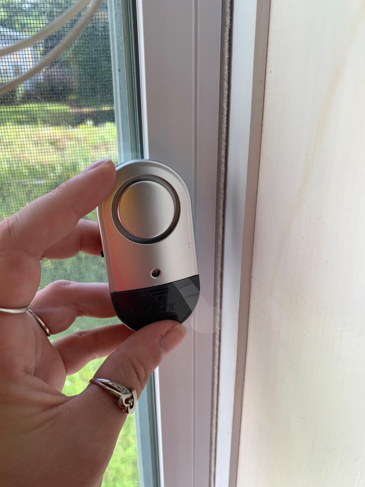 Door Window Alarm, 120DB Window Alarms for Home Security, Door Chime for Store Home customer photo 2