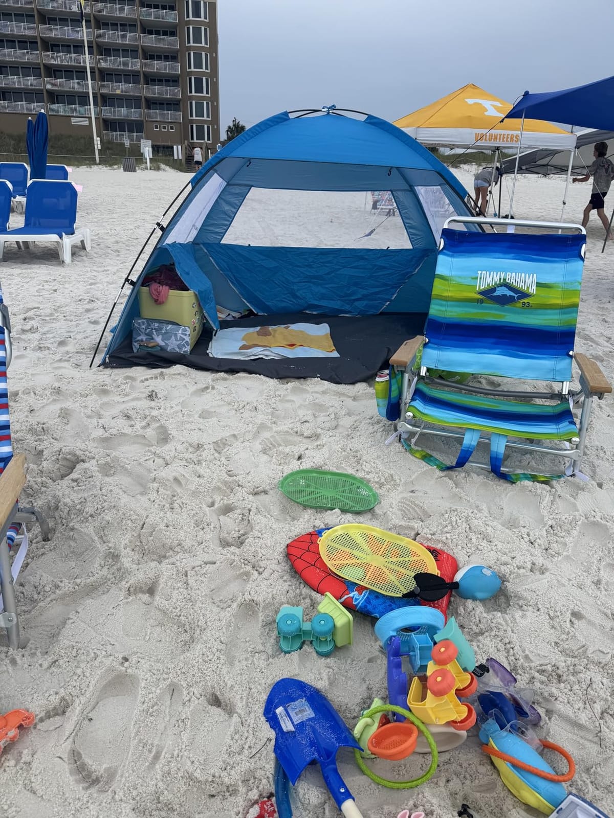 Venustas Beach Tent Sun Shelter for 3/4/6/8 Person, UPF 50+ UV Protection Beach Canopy, Lightweight and Easy Setup Cabana, Portable Shade Tent customer photo 1