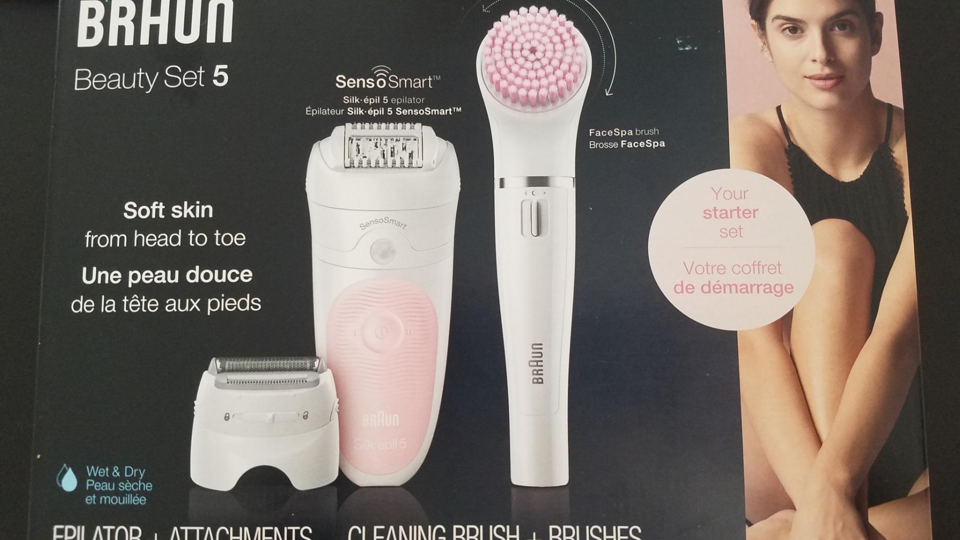 Braun SE5-895 Epilator, Hair Removal Device, Epilator for Women, Includes Shaver and Facial Cleansing Exfoliator Brush Attachments, Waterproof, Cordless and Rechargeable customer photo 2