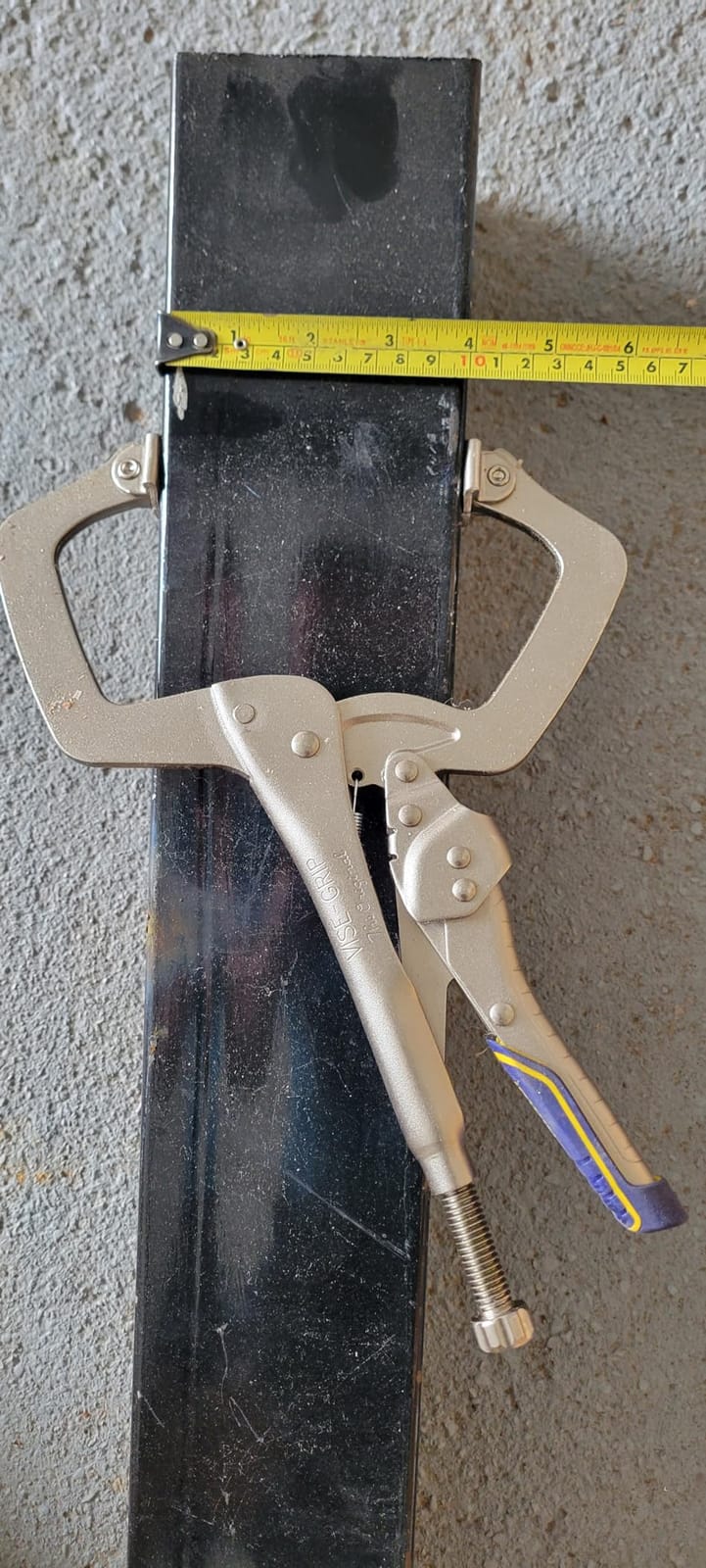 IRWIN VISE-GRIP Welding Pliers, Fast Release, C-Clamp with Swivel Pads, 11-Inch (IRHT82586) customer photo 1