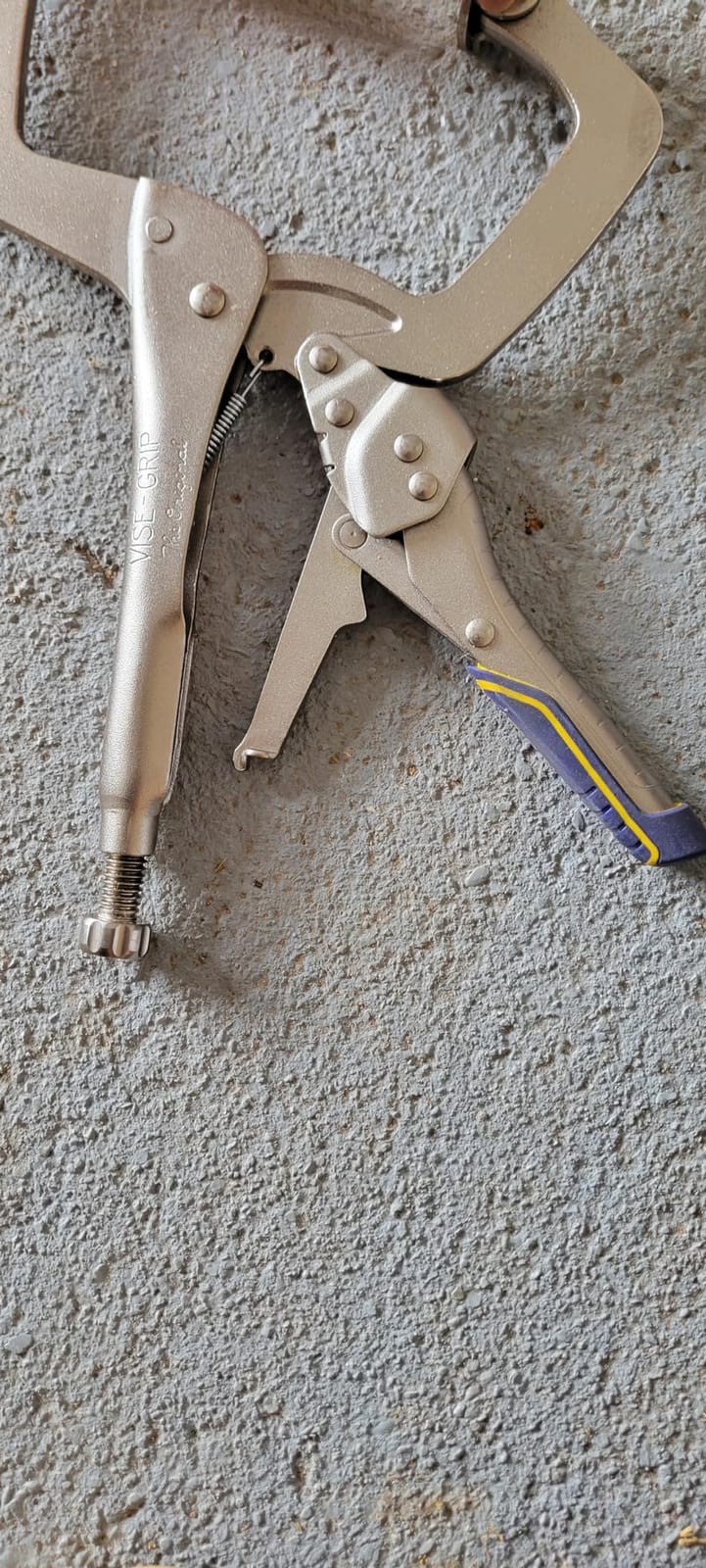 IRWIN VISE-GRIP Welding Pliers, Fast Release, C-Clamp with Swivel Pads, 11-Inch (IRHT82586) customer photo 2