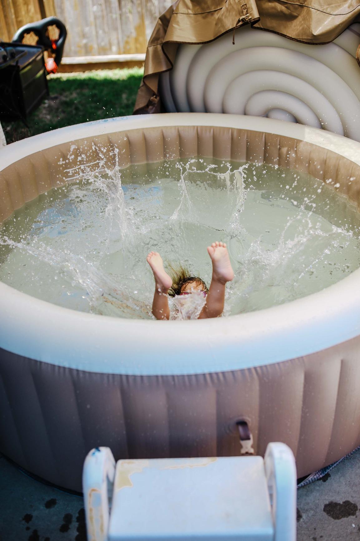 INTEX 28425E PureSpa Bubble Massage, Inflatable Spa Set, Tan, 4-Person customer photo 2