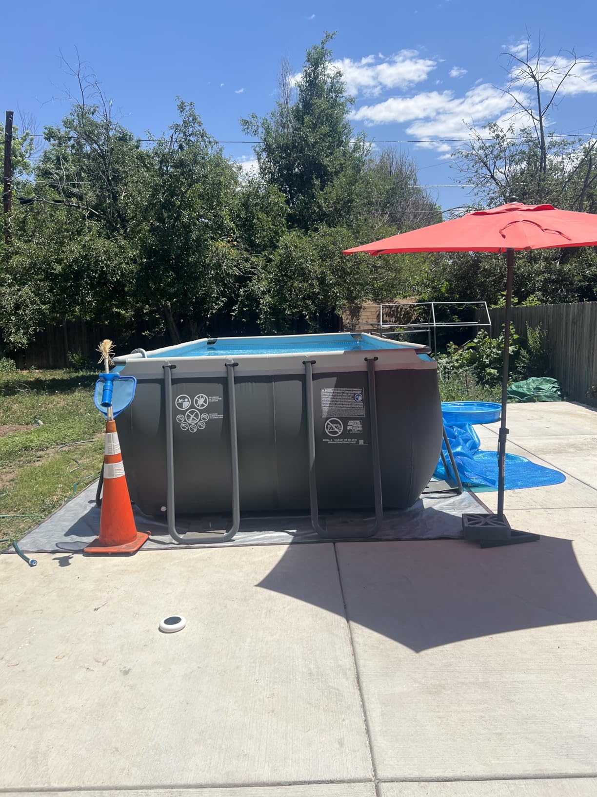 INTEX Ultra XTR 32ft x 16ft x 52in Above Ground Swimming Pool Set w/Pump | 26373EH - 2800 GPH Sand Filter Pump, Ladder, Pool Cover & Ground Cloth Included - Strong Galvanized Steel Frame customer photo 1
