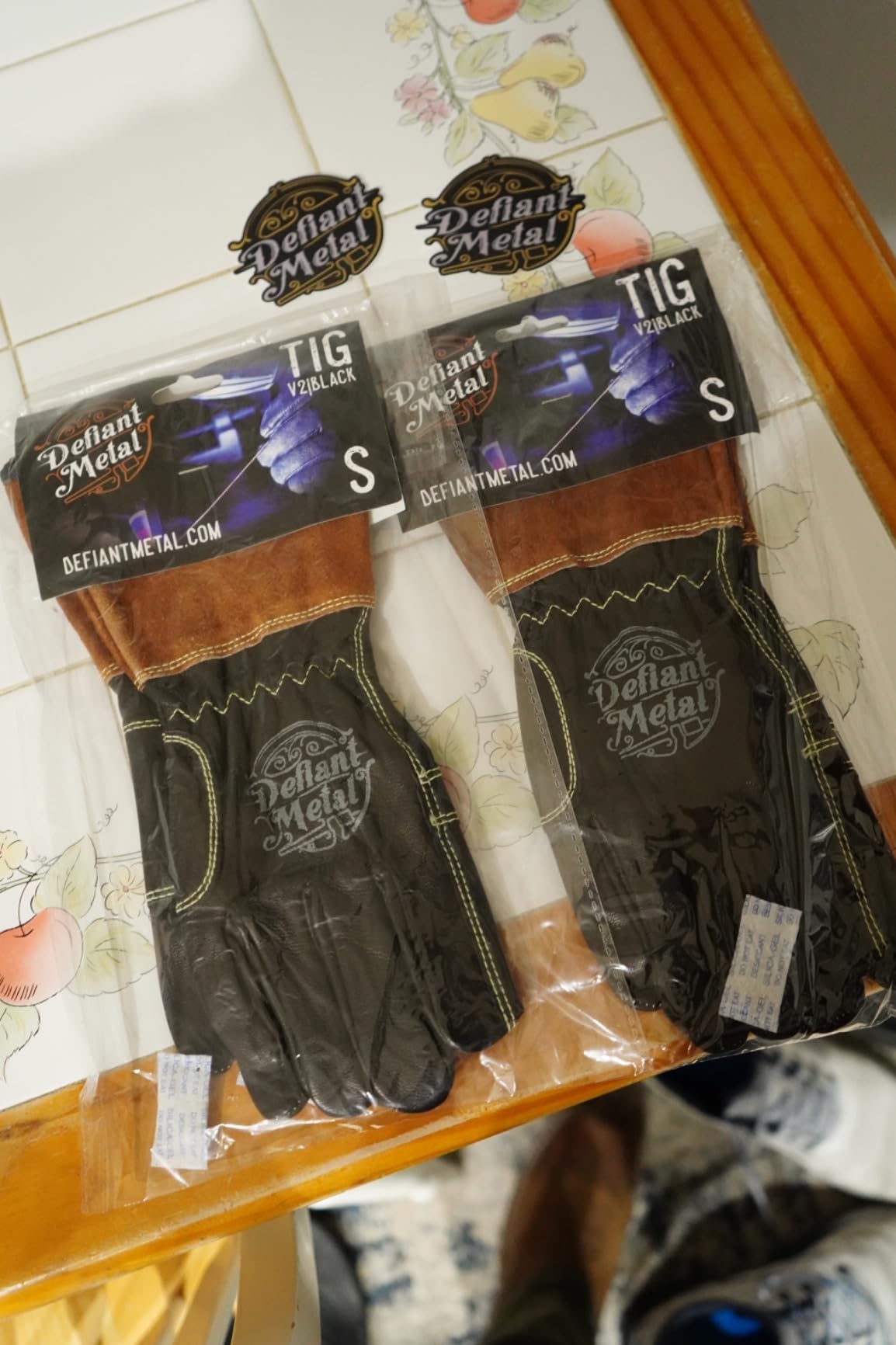 TIG Welding Gloves - Premium Black Goatskin Leather customer photo 1