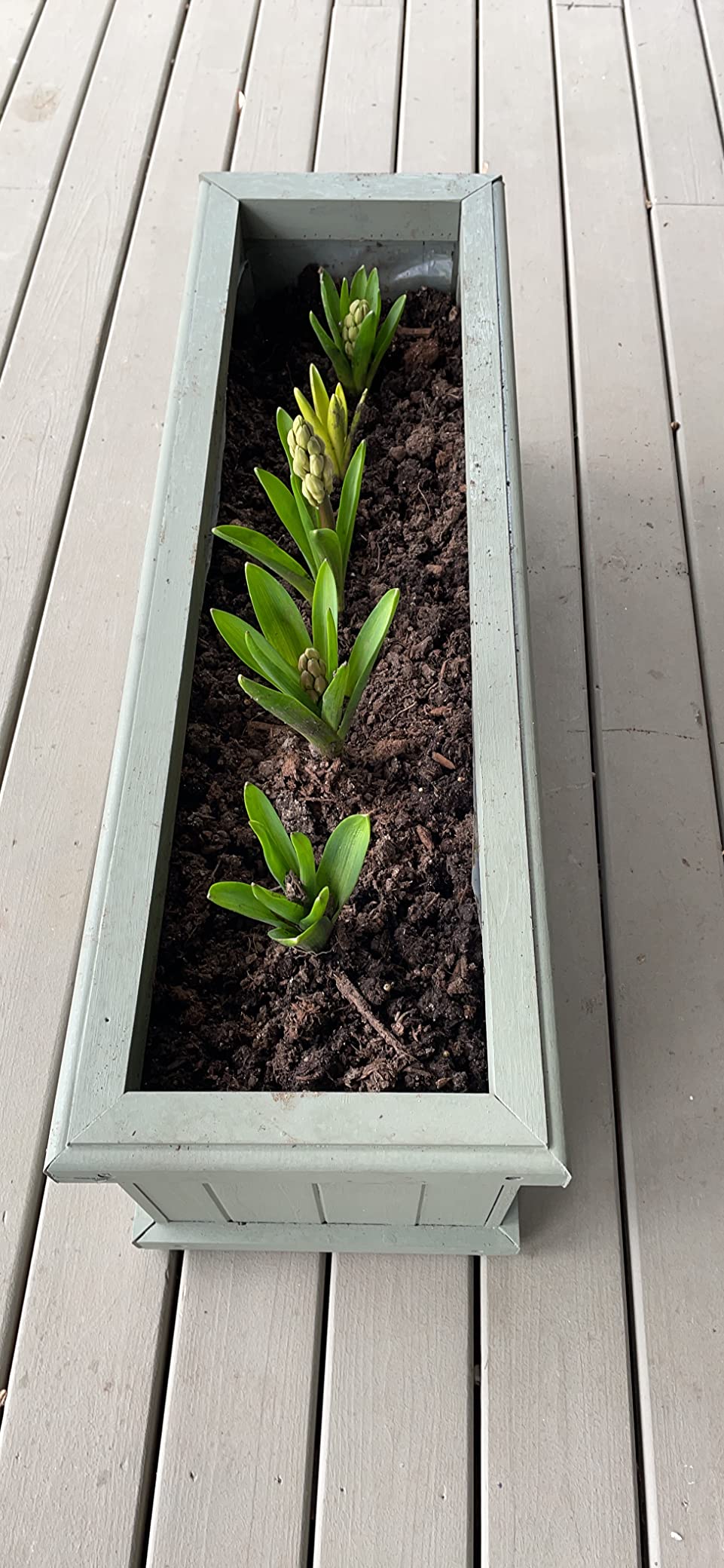 Giantex Raised Garden Bed Flower or Vegetable Planter Window Mounted Plant Box for Garden, Yard Wood Box for Planting (28