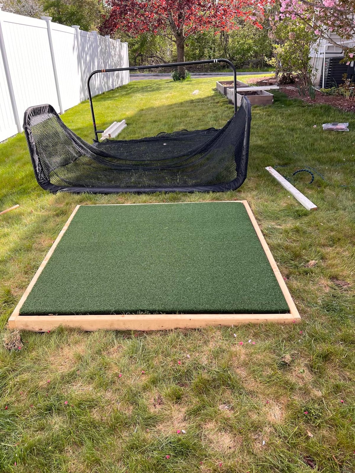 The Net Return Home/Pro Series Golf Net, Multi-Sport, 7x7 ft - 8x7.5 ft, Auto Ball Return, Portable for Indoor/Outdoor customer photo 2