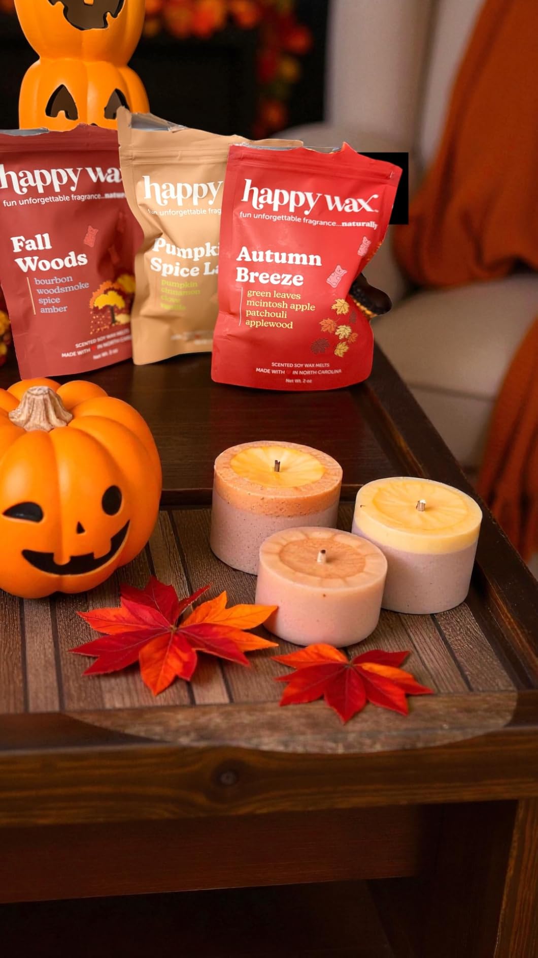 Happy Wax Fall Scented Soy Wax Melts 6oz Variety Pack - Fall Mix customer photo 1