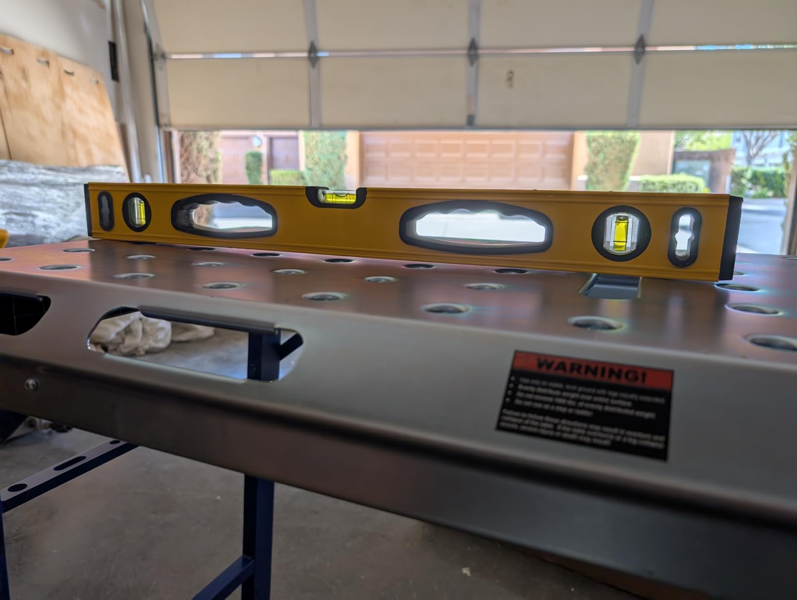 NOVA Heavy-Duty Welding Table with Folding Legs customer photo 1