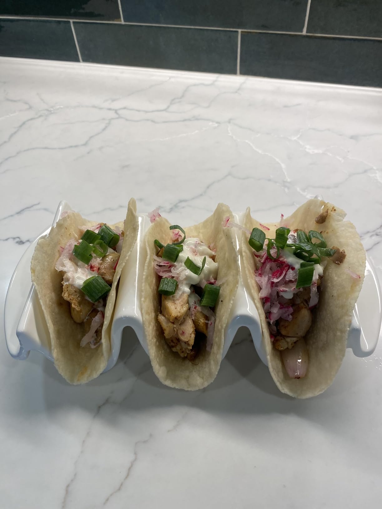 DOWAN Porcelain Taco Holder, 9.75
