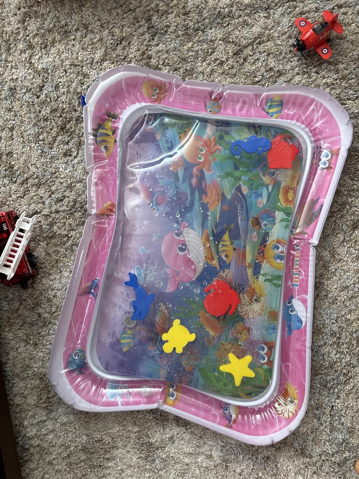 Infinno Inflatable Tummy Time Water Mat, Baby Sensory Toys 3-24 Months customer photo 1