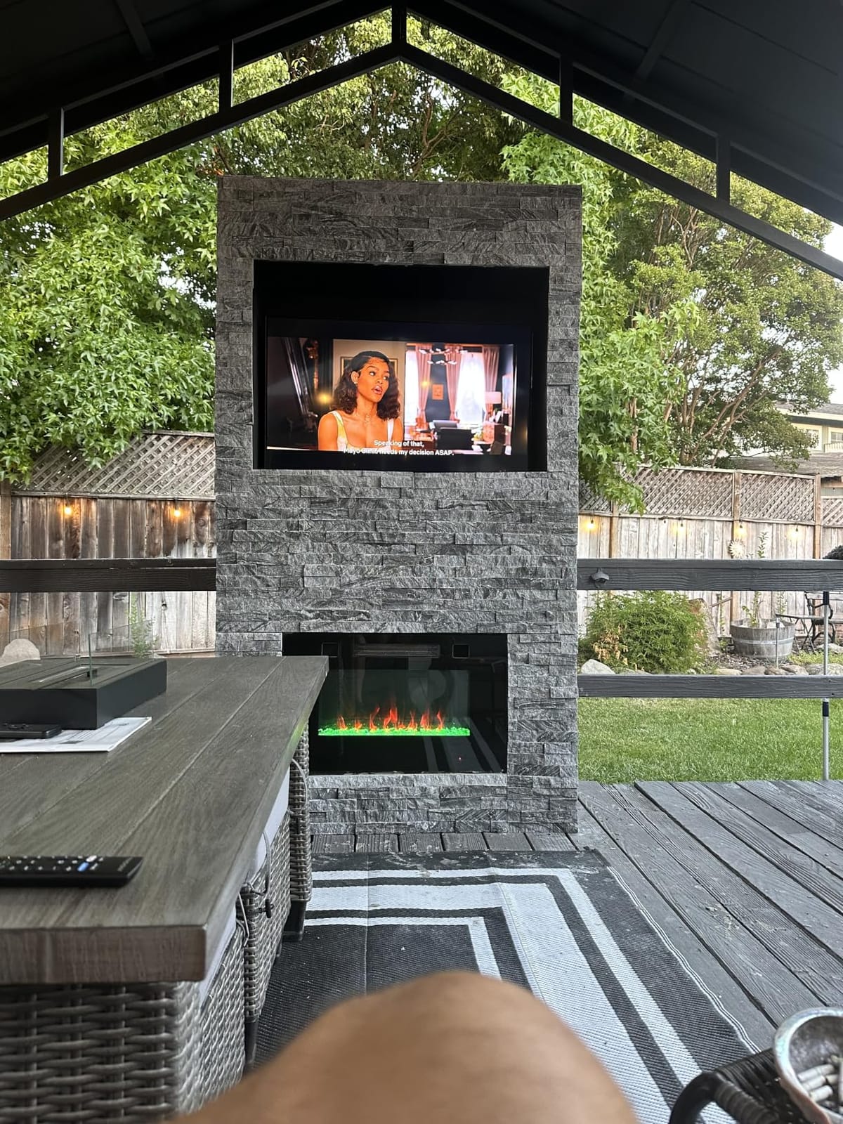 Antarctic Star 60 Inch Electric Fireplace in-Wall Recessed and Wall Mounted, Fireplace Heater and Linear Fireplace with Multicolor Flame, Timer, 750/1500W Control by Touch Panel & Remote customer photo 1