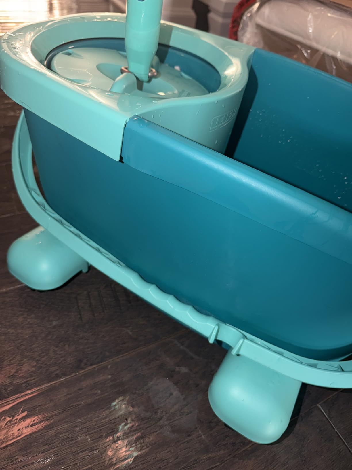 Leifheit Clean Twist Spin Mop and Bucket Set with Rollers, Telescopic Handle, 360° Joint, Spin-Dry System customer photo 1