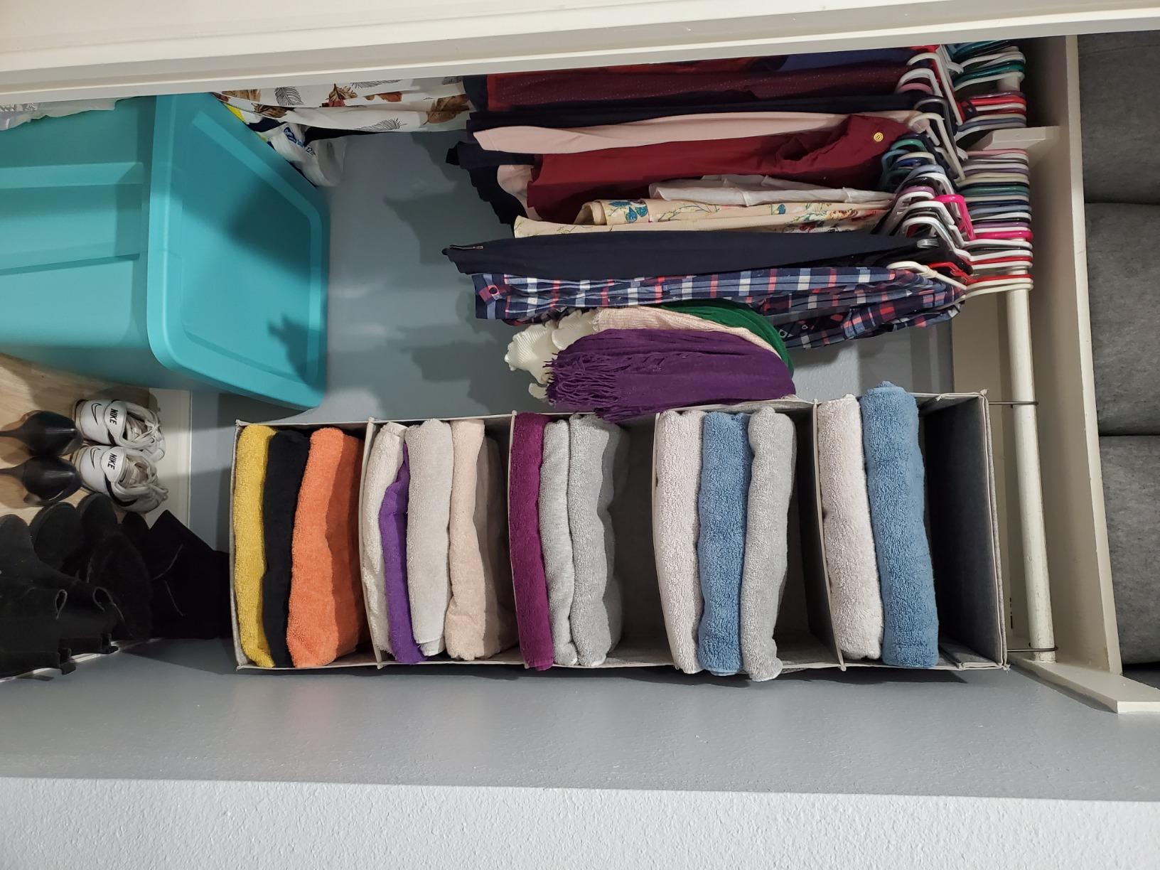 StorageWorks Hanging Closet Organizer for Small Closets, 5 Shelf customer photo 2
