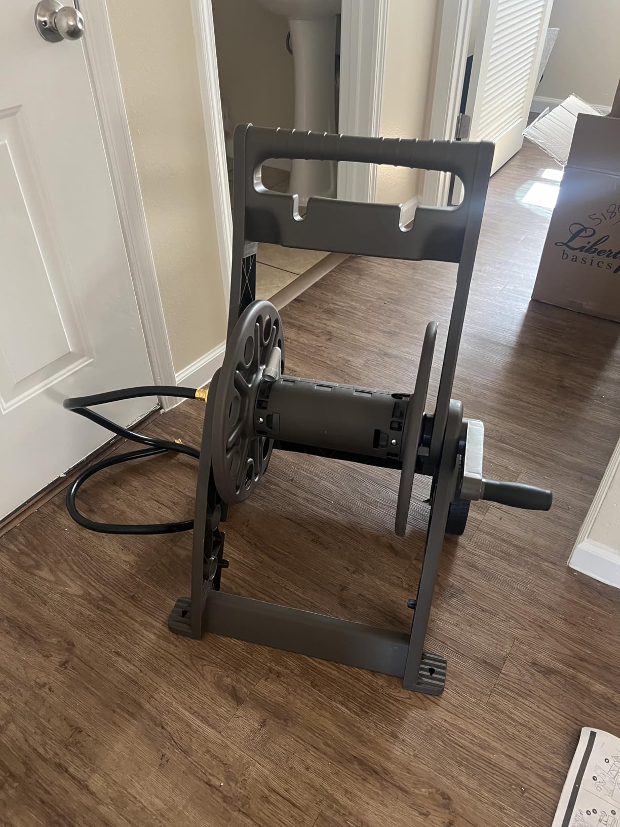 Liberty Garden Products 514 Two Wheel, Hose Cart, Plastic,bronze (Assembly required) customer photo 2