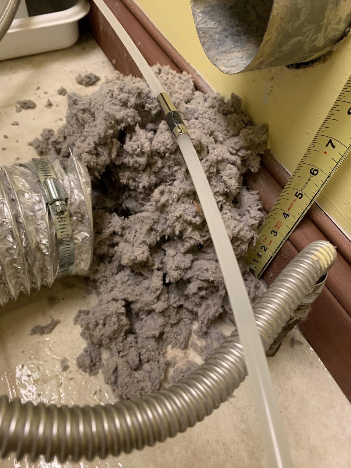 The Professional Dryer Vent Cleaner Kit -(20-Feet) Innovative Lint Remover Reusable Strong Nylon| Flexible Lint Brush with Drill Attachment for Faster Cleaning customer photo 2