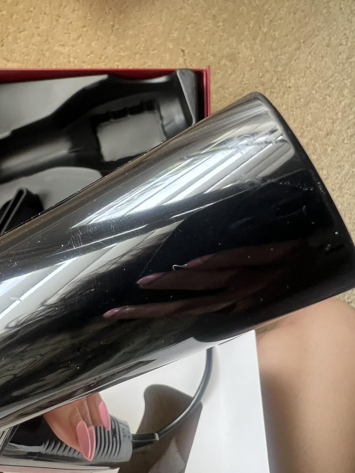 Solano Vero Rosso 1600W Ceramic Ionic Hair Dryer, Tourmaline, Italian-Made customer photo 2