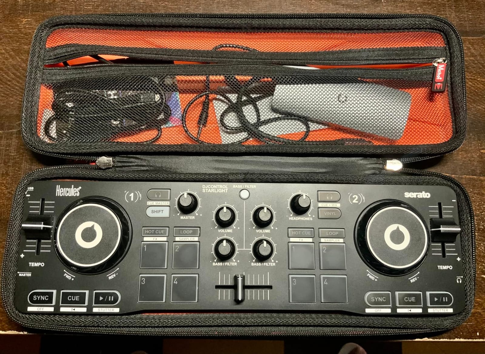 Mchoi Hard Portable Case Compatible with Hercules DJControl Starlight Pocket USB DJ Controller,Case Only customer photo 1