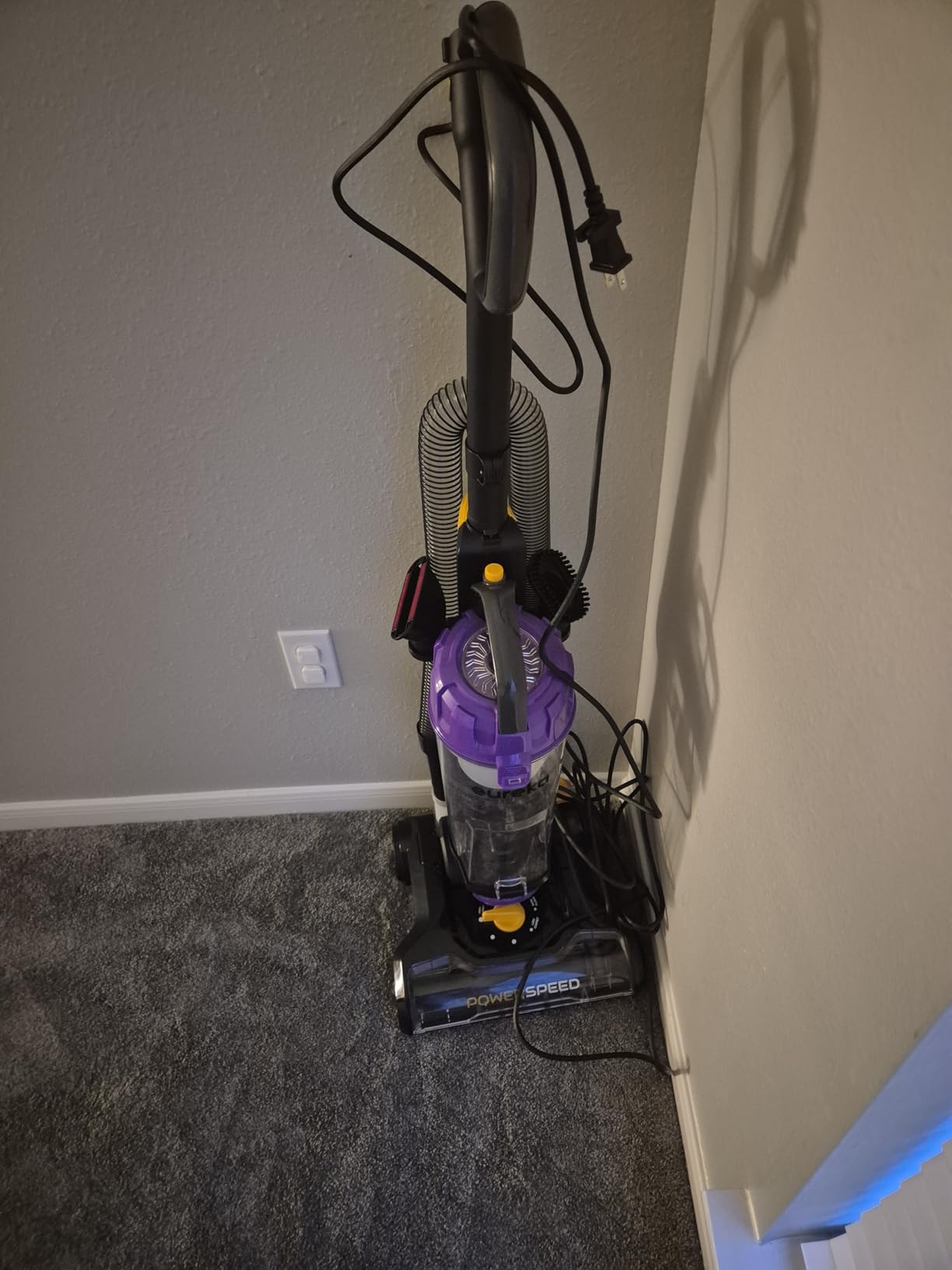 Eureka NEU182B PowerSpeed Bagless Upright Vacuum Cleaner, Purple customer photo 2