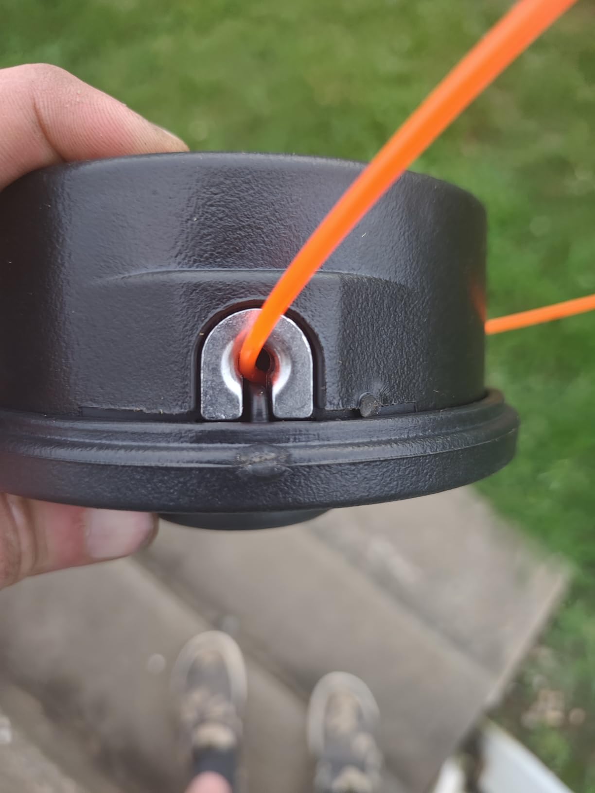 25-2 Bump Feed Trimmer Head 4002 710 2108 for Stihl FS55 FS55R FS56 FS56RC FS70 FS70R FS80 FS85 FS90 FS90R FS91R FS94R FS100RX FS110 FS111RX FS120 FS130 FS131 FS240, Replaces 4002 710 2191 customer photo 2
