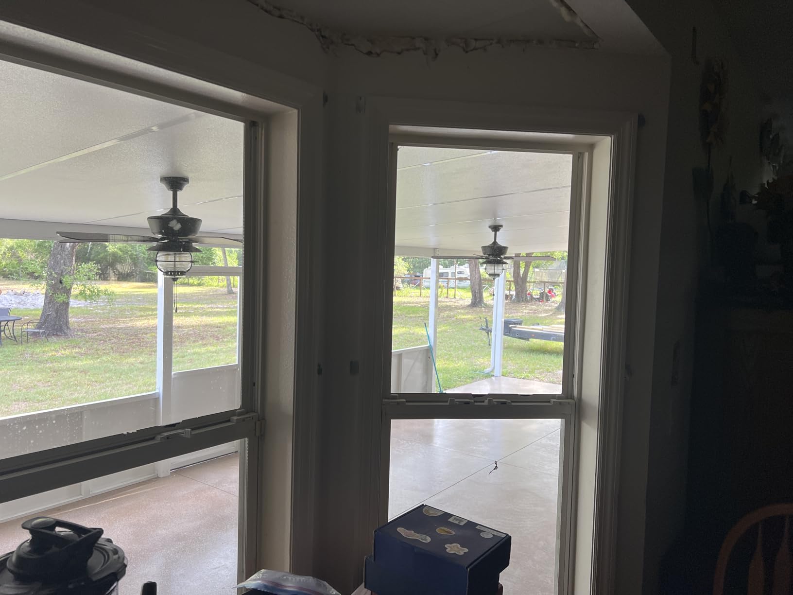 Harbor Breeze Merrimack II 52-in Matte Bronze LED Indoor/Outdoor Ceiling Fan with Light Kit (5-Blade) customer photo 1