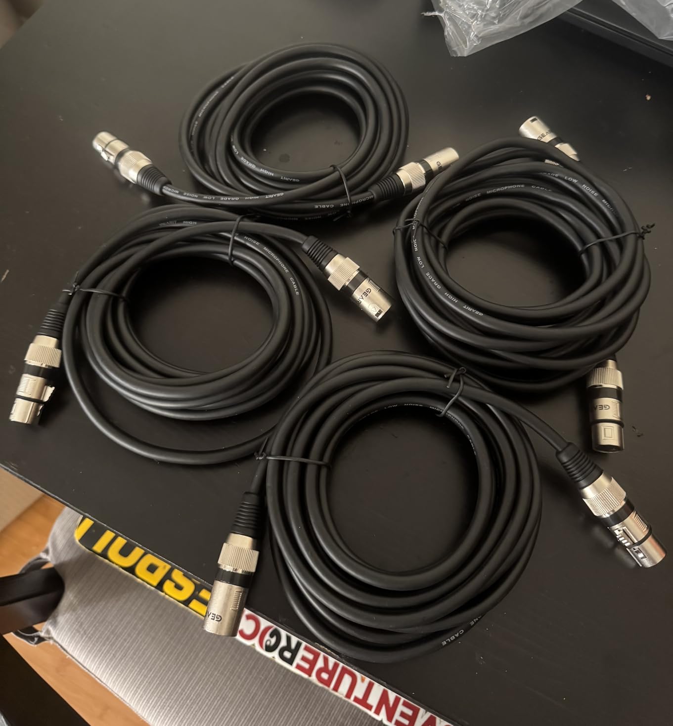 GEARit 22AWG OFC XLR Cables 10 FT 6-Pack Male to Female for Live Bands customer photo 2