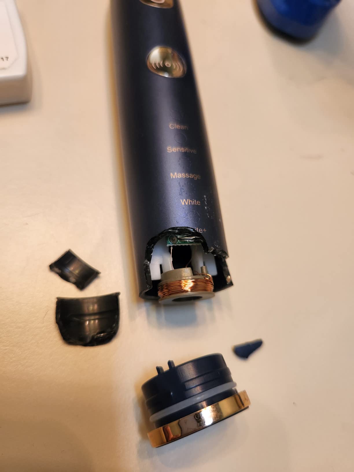 Wagner Stern WHITEN+ Electric Toothbrush, 48,000 VPM, Pressure Sensor, 5 Modes, 8 Brush Heads, Travel Case customer photo 2
