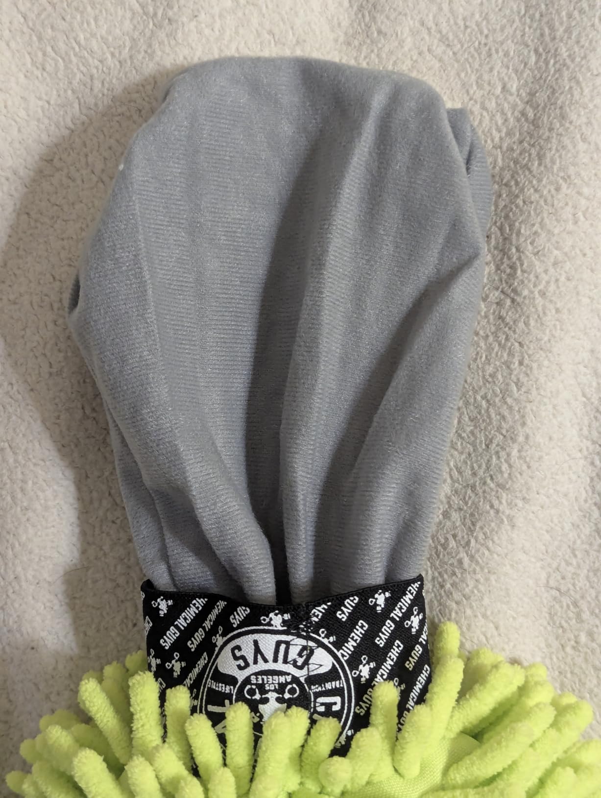 Chemical Guys, Chenille Microfiber Wash Mitt for Cars, Lime Green, Single customer photo 1