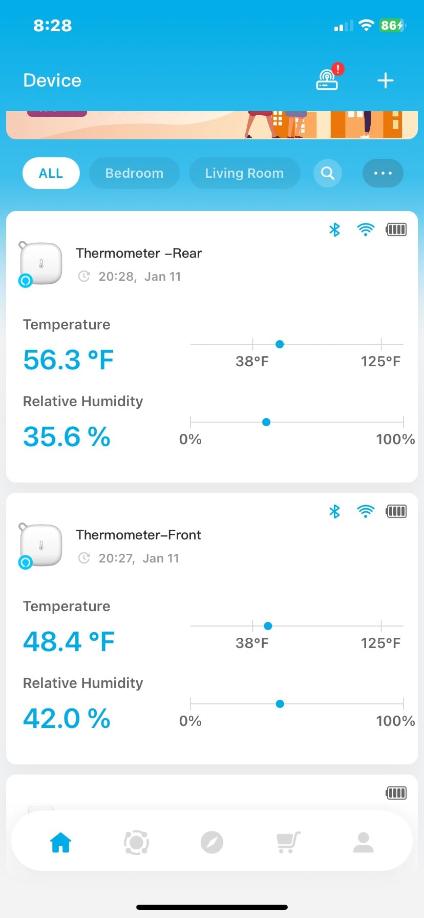 Govee WiFi Thermometer Hygrometer H5179 with App Notification Alert customer photo 1