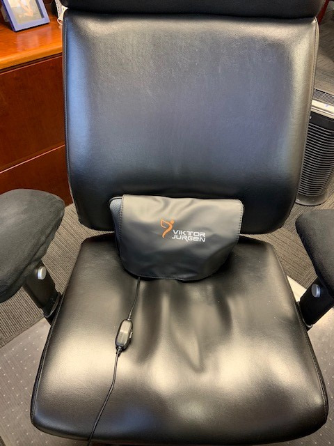 VIKTOR JURGEN Shiatsu Back Massager with Heat for Pain Relief, Gray customer photo 1