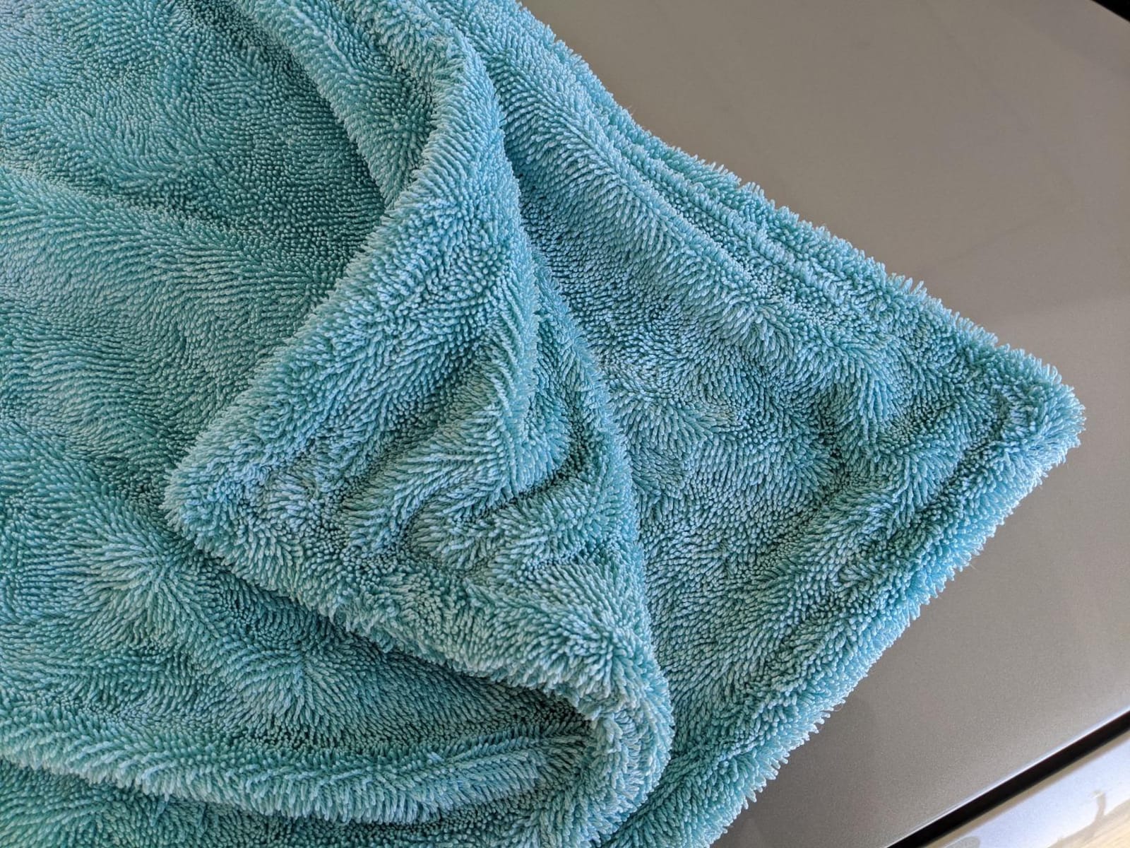The Rag Company Liquid8r Car Drying Towel, Aqua Blue, 25x36 in, 1-Pack customer photo 1