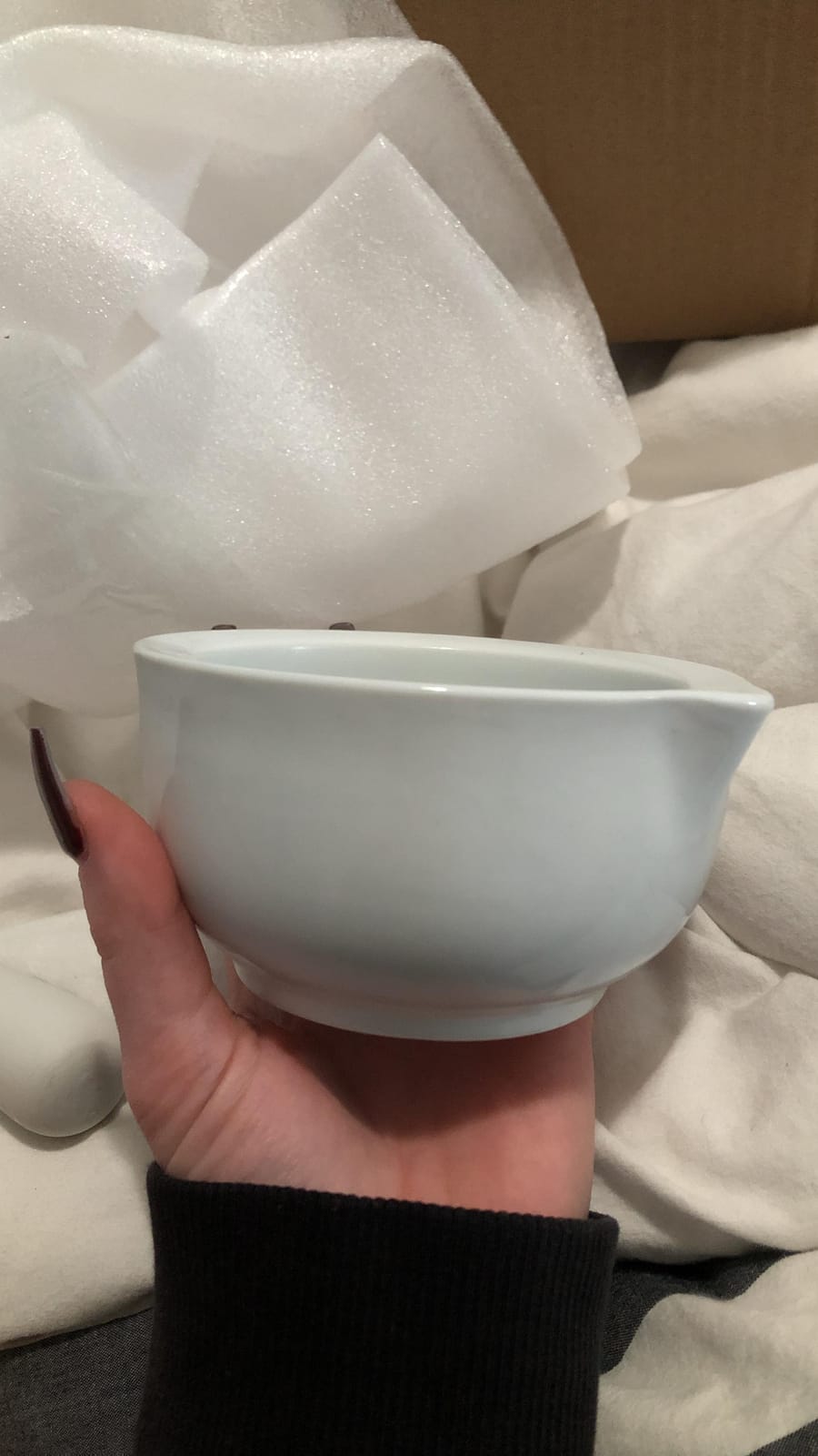 LEETOYI Small Ceramic Mortar Pestle Set, Herb Grinder Pill Crusher 3.3-inch customer photo 1