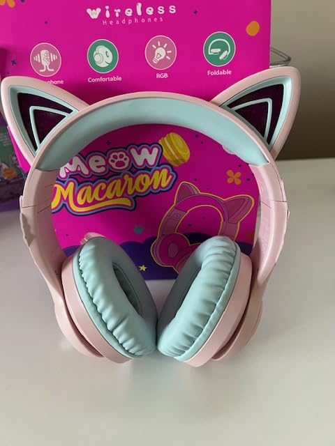Cat Ear Bluetooth Headphones by iClever customer photo 2