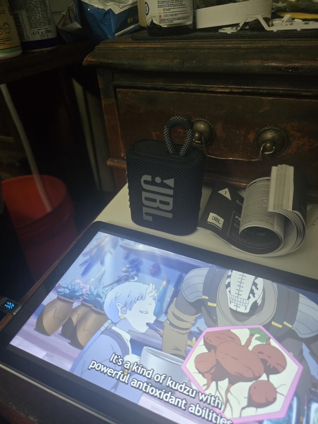 JBL Go 3 - Portable Mini Bluetooth Speaker, big audio and punchy bass, IP67 waterproof and dustproof, 5 hours of playtime customer photo 1