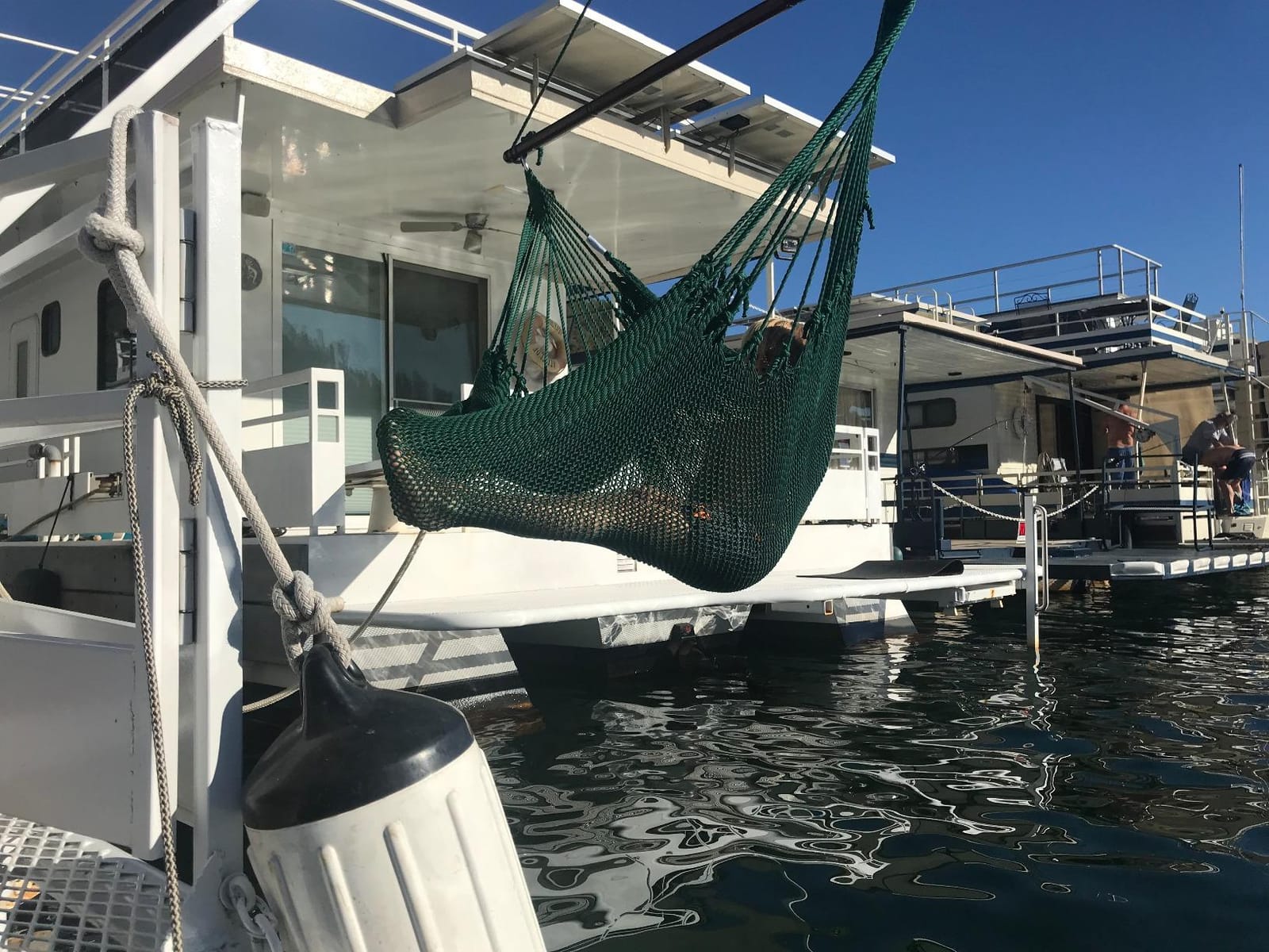 Jumbo Caribbean Hammock Chair with Footrest - 55 inch - Soft-Spun Polyester - Mocha customer photo 1
