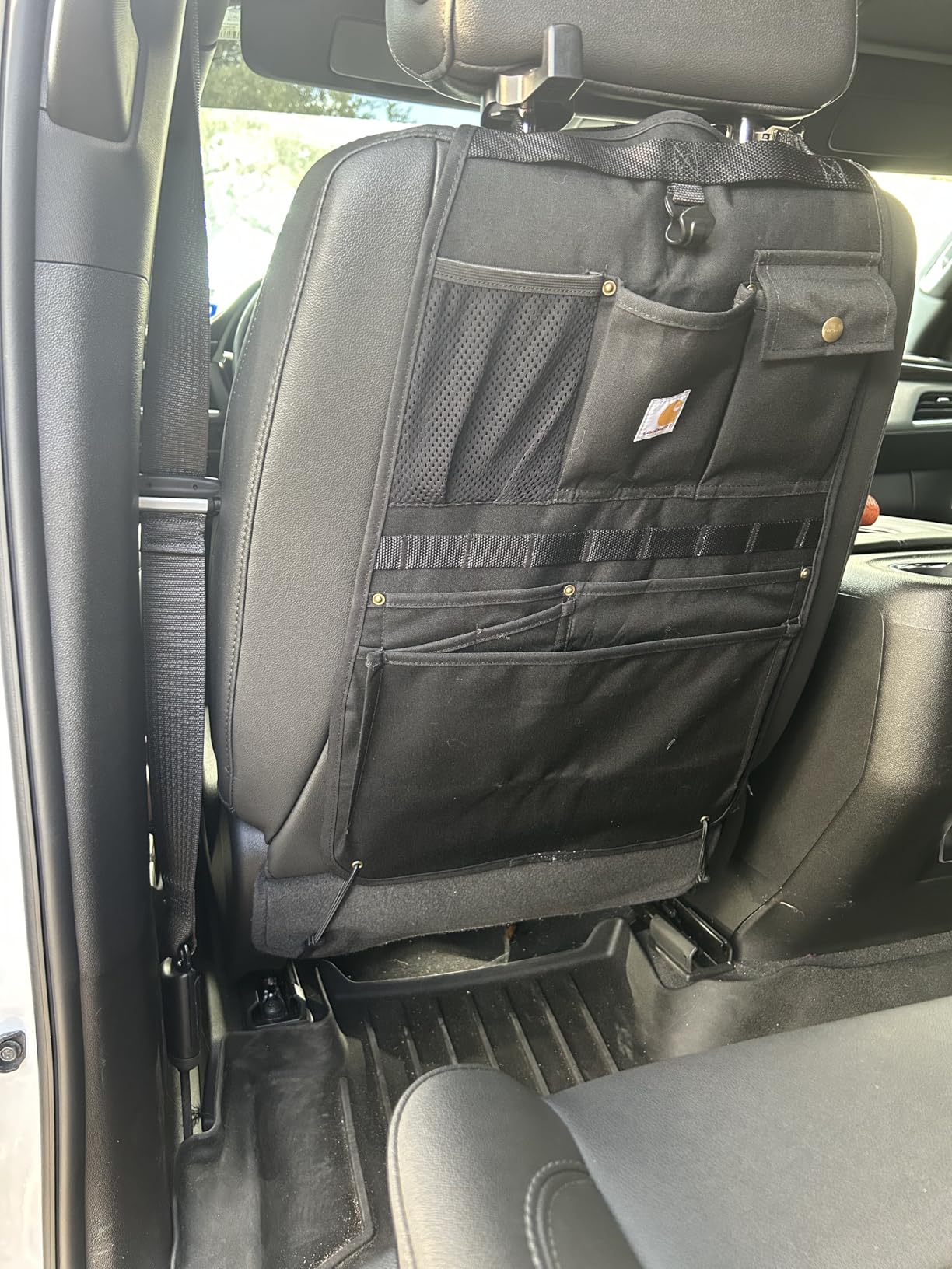 Carhartt Universal Nylon Duck Seat Organizer Black | Automotive, Back, Organization for Work and Kids customer photo 1