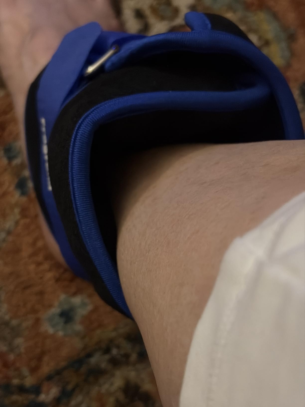 Fragraim Adjustable Ankle Weights 1-3/4/5/6/8/10/12/15/20 LBS Pair with Removable Weight for Jogging, Gymnastics, Aerobics, Physical Therapy customer photo 2