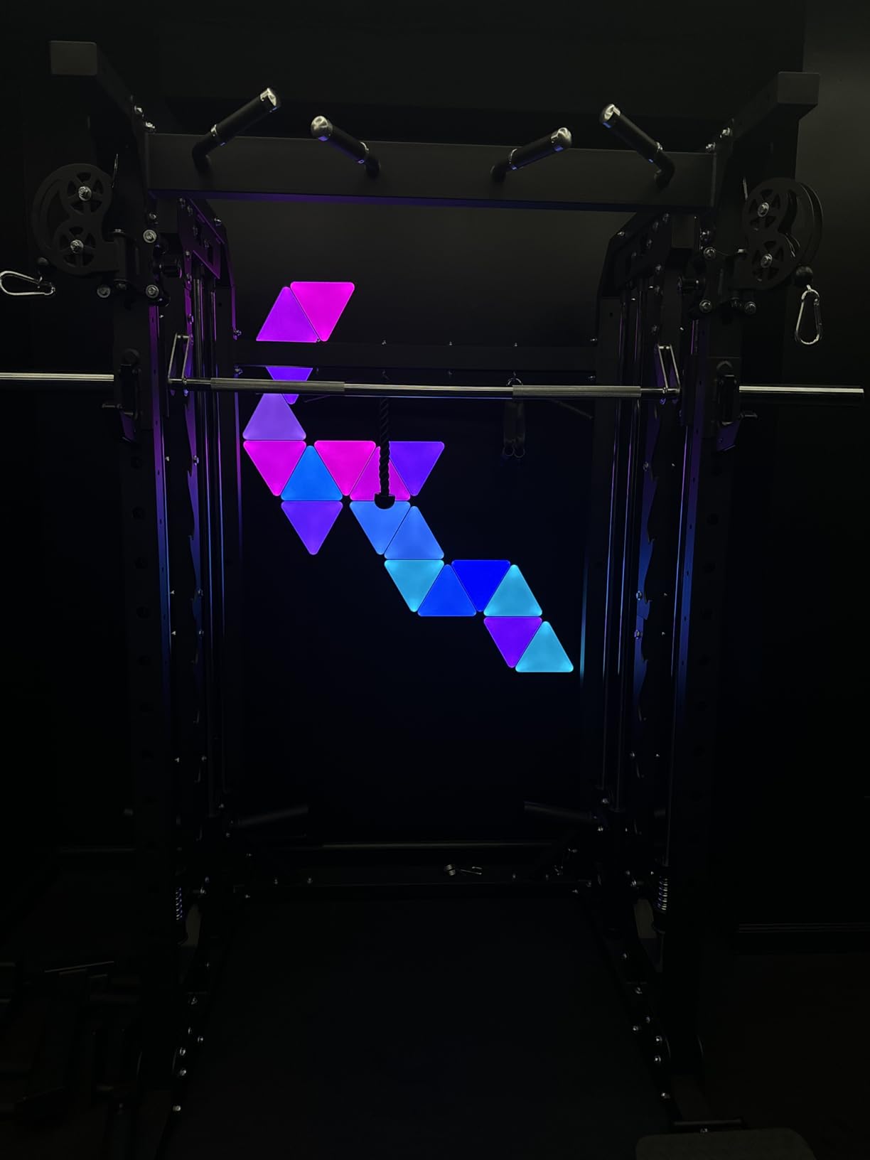 Nanoleaf Hexagon Lights, Smart RGBW LED Wall Light Panels, 3 PK, Brown customer photo 2