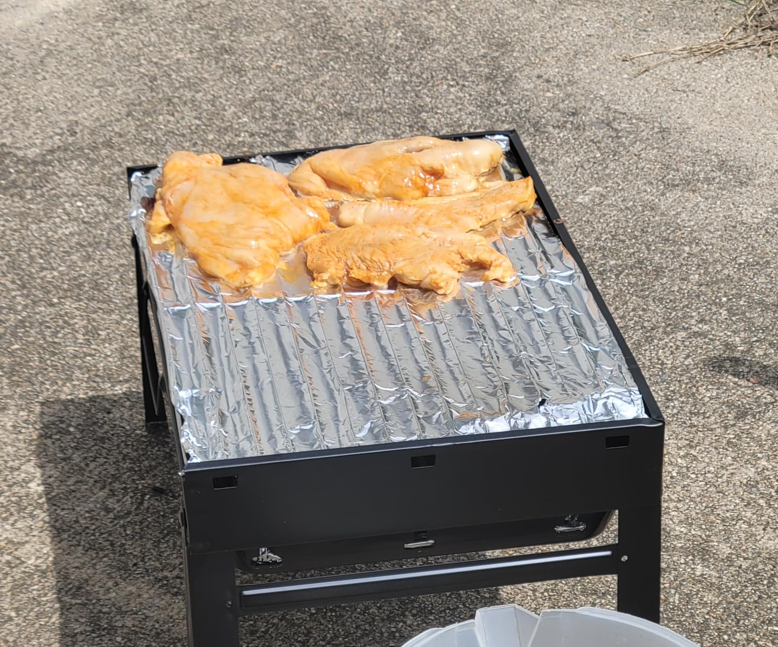 Portable BBQ Charcoal Grill Smoker for Outdoor Camping Picnics customer photo 1