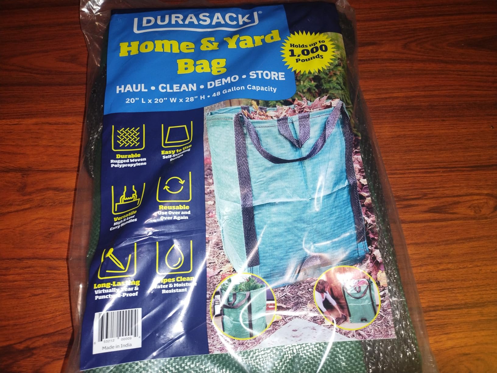 DURASACK Heavy Duty Home and Yard Bags, Green customer photo 1
