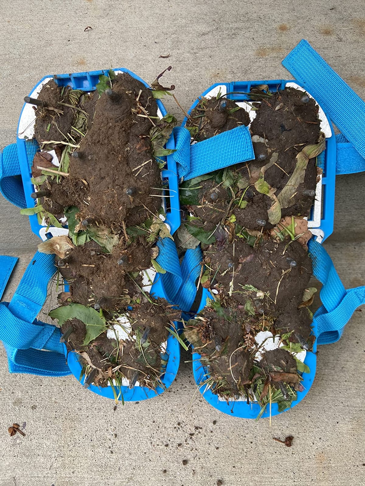 Lawn Aerator Shoes - Fully Assembled Soil Aeration Shoe Pair - Yard Aerator Tool for Aerating Patio Garden Grass Lawn customer photo 2
