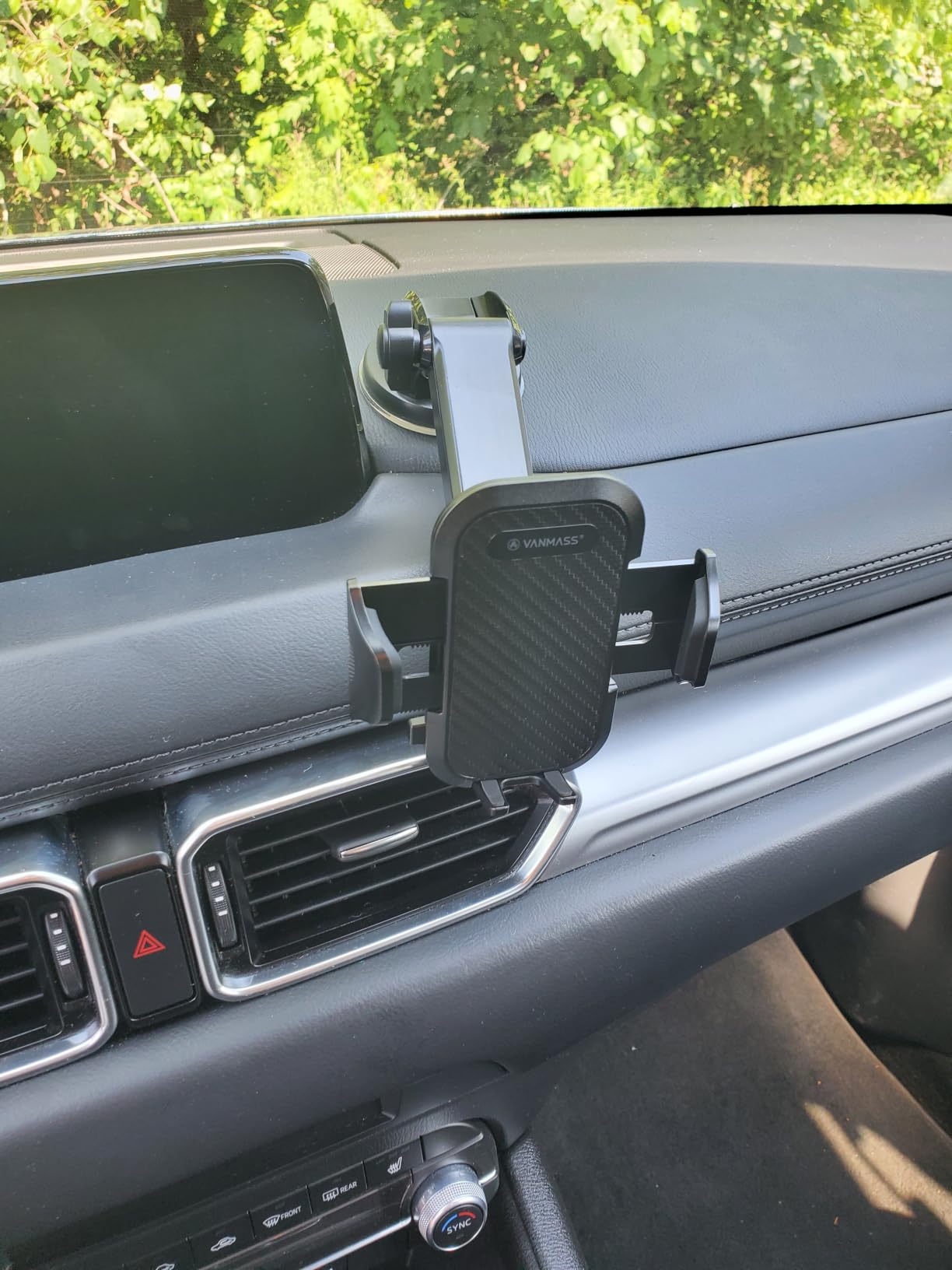 VANMASS Car Phone Holder 2026 Ultimate Military-Grade Strongest Suction & Clip Windshield Dashboard [Newest Best Strongest] Cell Phone Shower & Wall Mounts for iPhone 17 Pro Max 16 15 14 13 Android customer photo 1