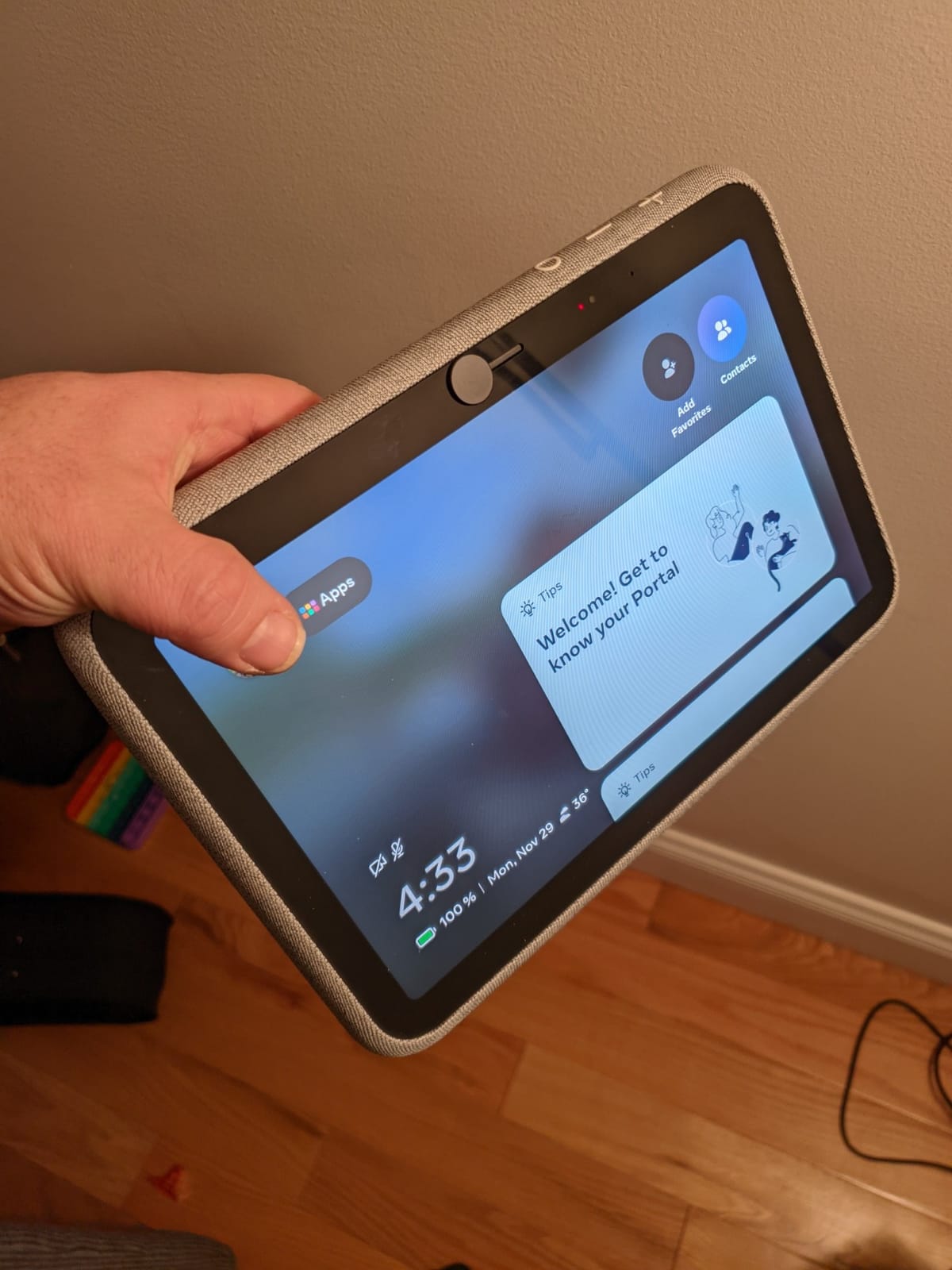 Meta Portal Go - Portable Smart Video Calling 10” Touch Screen with Battery customer photo 2
