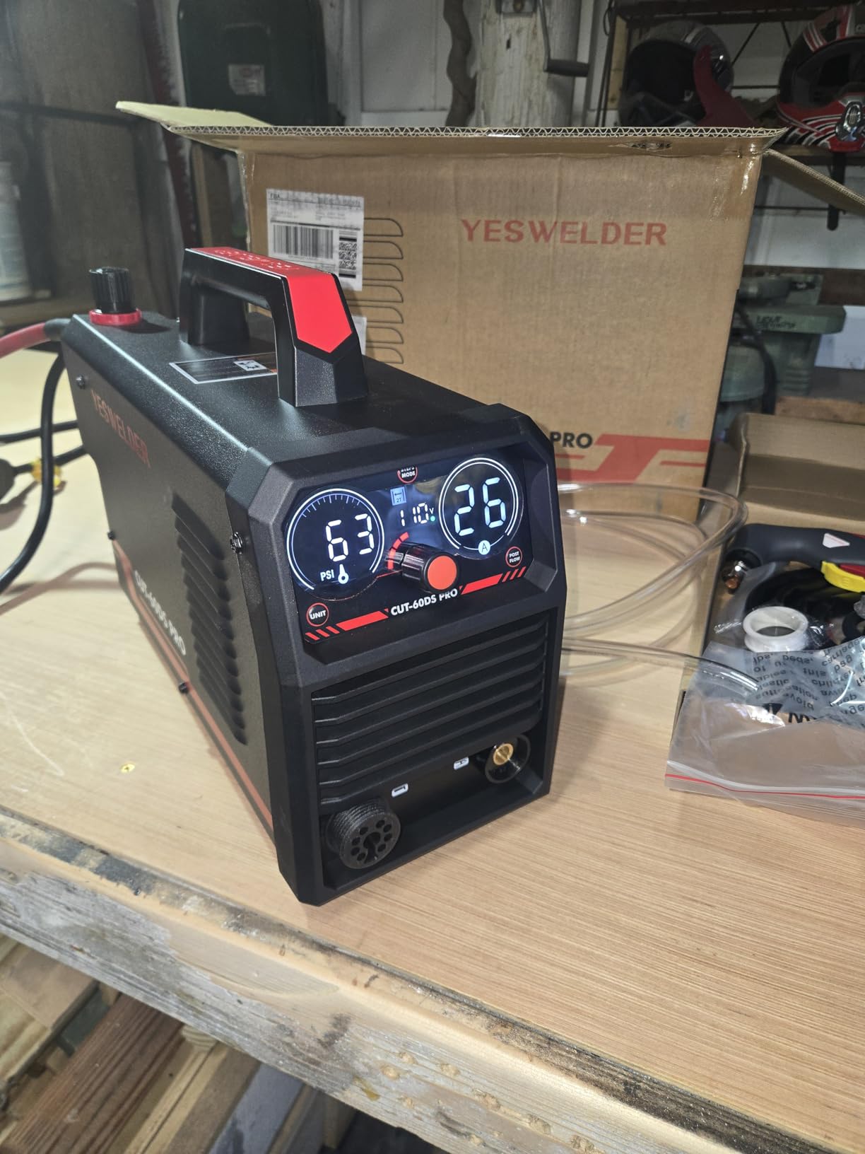 YESWELDER 60A Non-HF Plasma Cutter, Non-Torch Pilot Arc, 110/220V customer photo 1