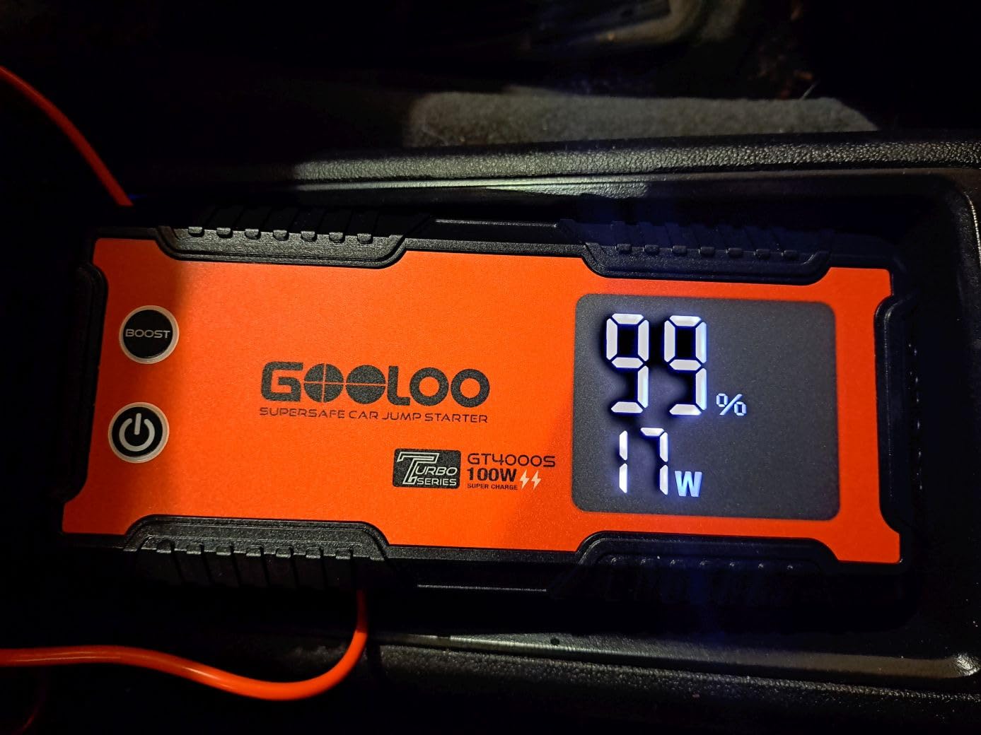 GOOLOO GT4000S 12V 4000A Peak Jump Starter with 100W Two-Way Fast Charging customer photo 1