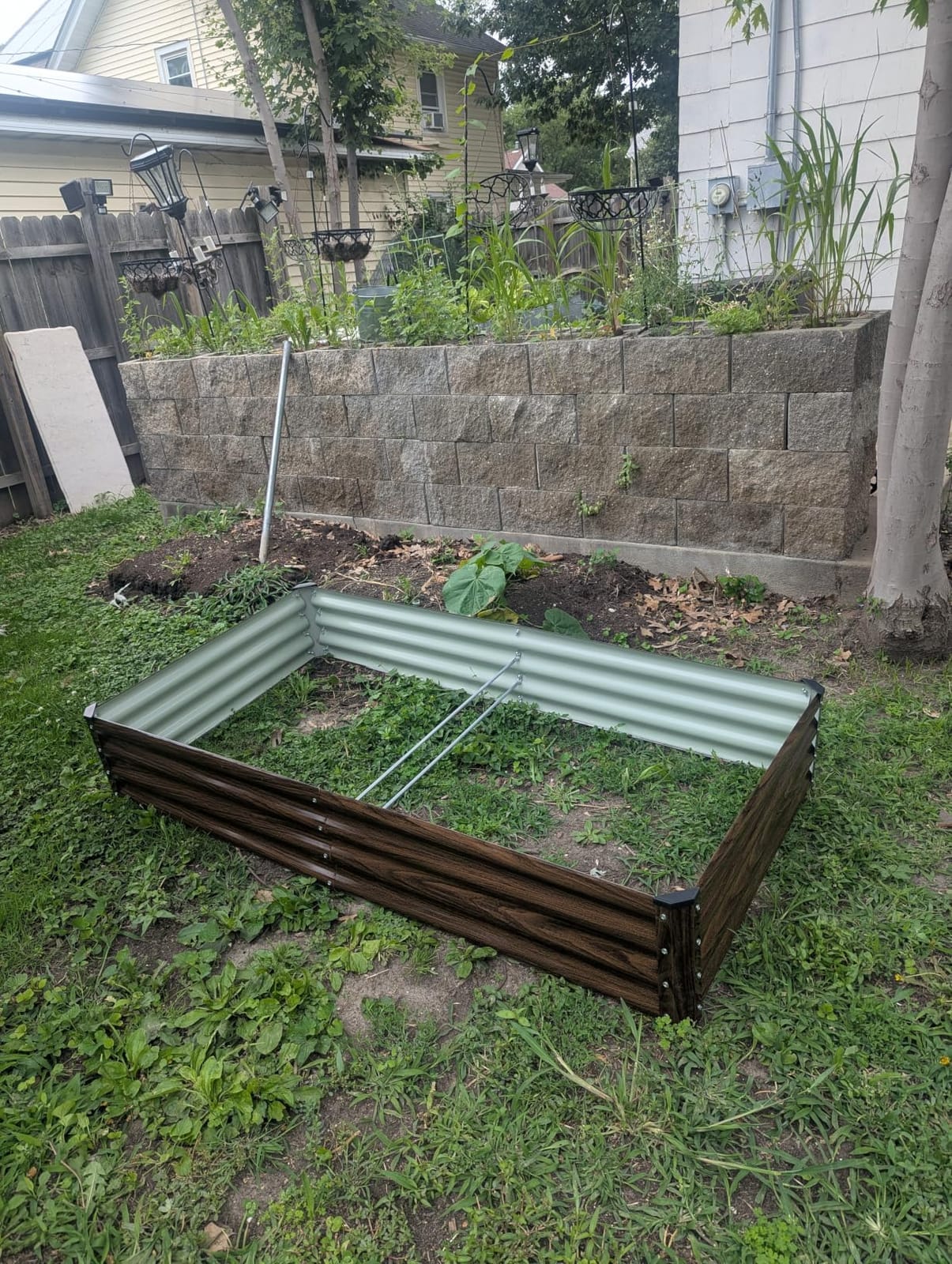 SnugNiture Galvanized Raised Garden Bed 6x3x2FT Outdoor Large Metal Planter Box Steel Kit for Planting Vegetables, Flowers customer photo 1