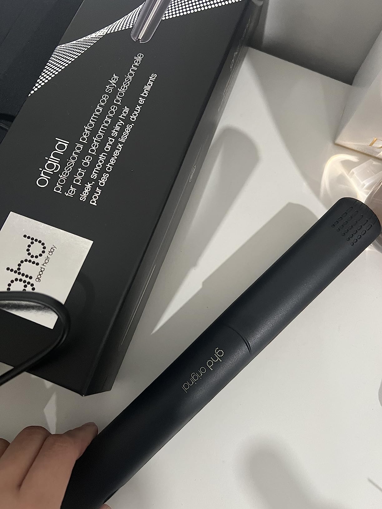 ghd Original Styler Flat Iron Hair Straightener, Black customer photo 1
